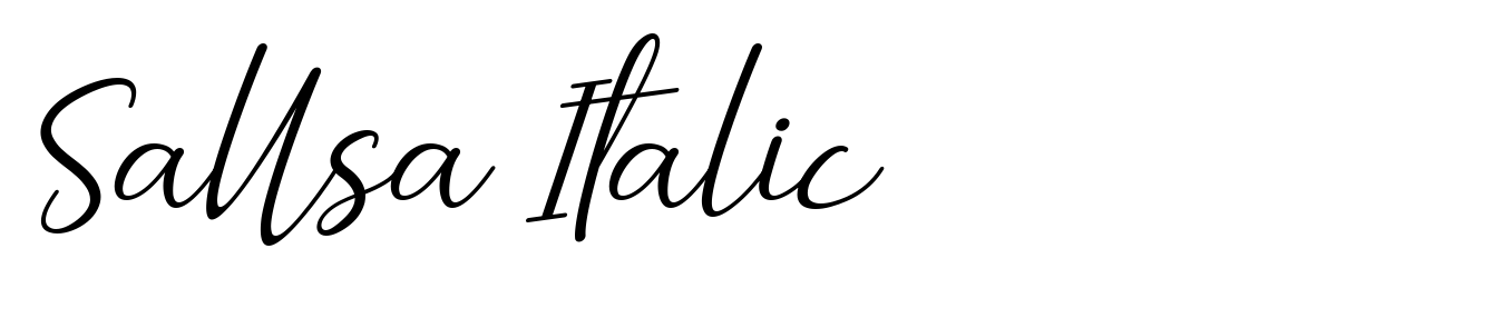 Sallsa Italic